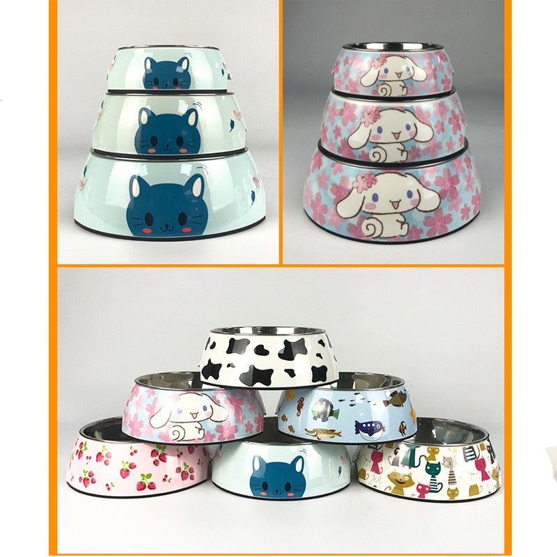 Hot selling removable Melamine and stainless steel pet bowl dog&cat bowls миски для собак миска для кошки - Premium all pets - Just $18.90! Shop now at Animal Bargain