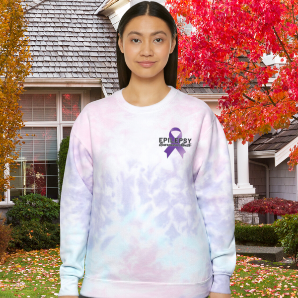 Epilepsy Awareness Unisex Tie-Dye Sweatshirt - Premium  - Just $78.66! Shop now at Animal Bargain