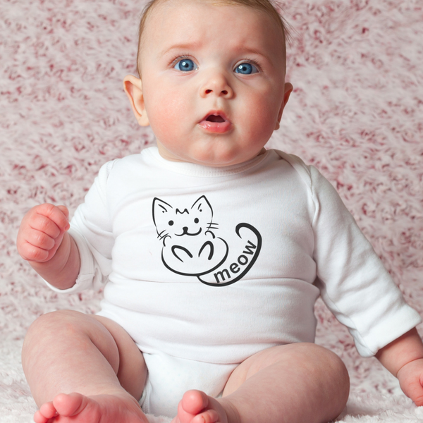 Comfy Kitty Infant Long Sleeve Bodysuit - Premium  - Just $20.20! Shop now at Animal Bargain