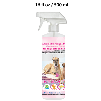 JJJee® Safe cleaner and odor remover for dogs, cats, and animals (Pink) 16oz - Premium Beds - Just $16.24! Shop now at Animal Bargain