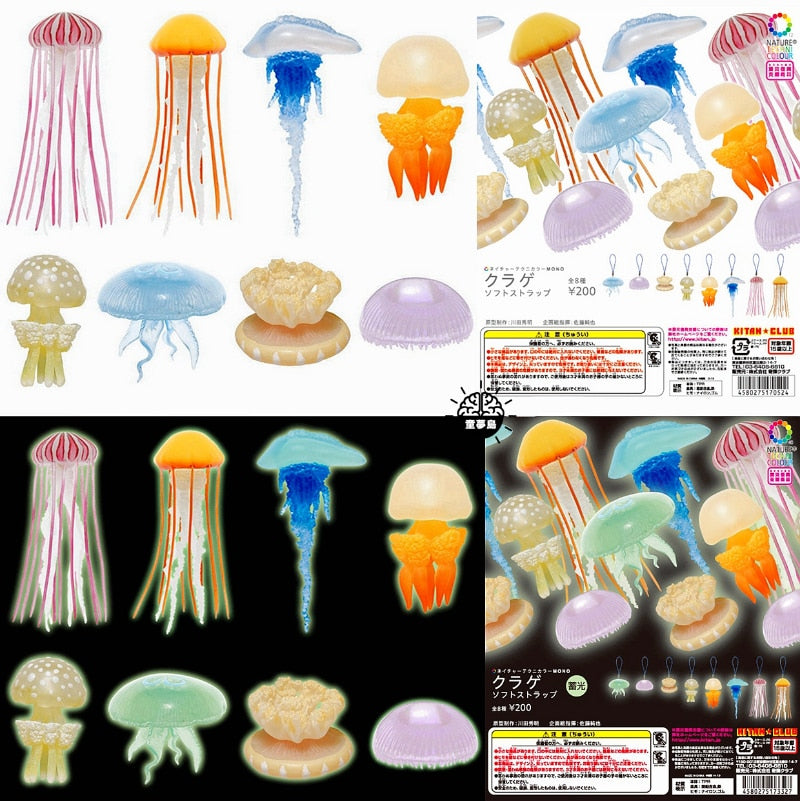 KITAN CLUB Original Gashapon Capsule Toy Jellyfish Figure Keychain Pendant Kawaii Jelly Fish Cute Anime Figurine Gift - Premium Pet Toys - Just $33.75! Shop now at Animal Bargain