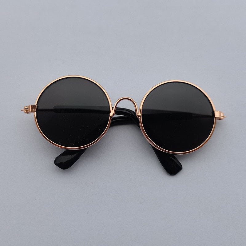 Lovely Vintage Round Cat Sunglasses Reflection Eye wear glasses For Small Dog Cat Pet Photos Pet Products Props Accessories - Premium Cat - Just $29.70! Shop now at Animal Bargain