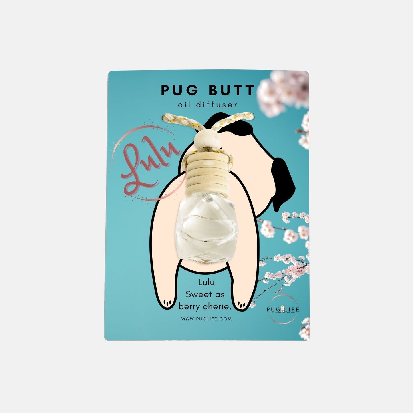 Lulu Pug Butt Hanging Diffuser - Premium All Pets - Just $27.38! Shop now at Animal Bargain