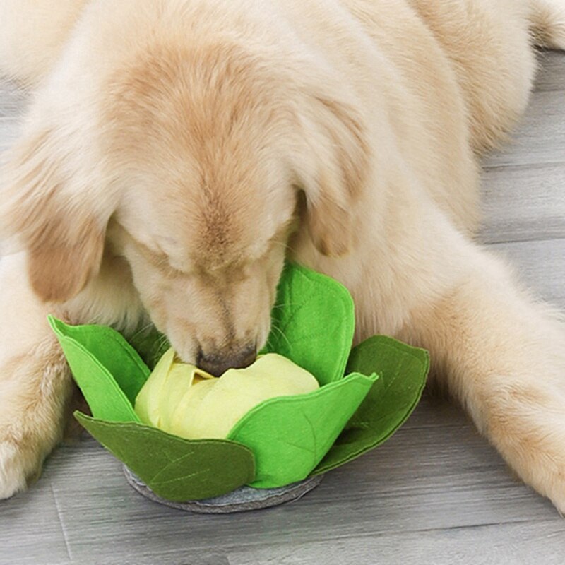 MySudui Pet Dog Sniffing Toys Mat Washable Pet Slow Feeding Bowl Dog Iq Treat Training Toy Interactive Food Dispenser Plush Ball - Premium Pet Toys - Just $35.10! Shop now at Animal Bargain