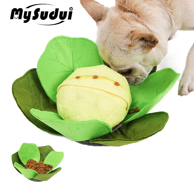 MySudui Pet Dog Sniffing Toys Mat Washable Pet Slow Feeding Bowl Dog Iq Treat Training Toy Interactive Food Dispenser Plush Ball - Premium Pet Toys - Just $35.10! Shop now at Animal Bargain