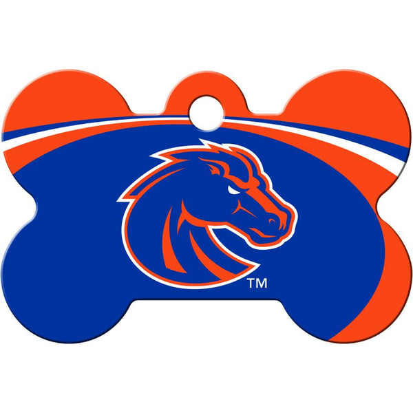 Boise State Broncos NCAA Pet ID Tag - Large Bone - Premium all pets - Just $27.65! Shop now at Animal Bargain