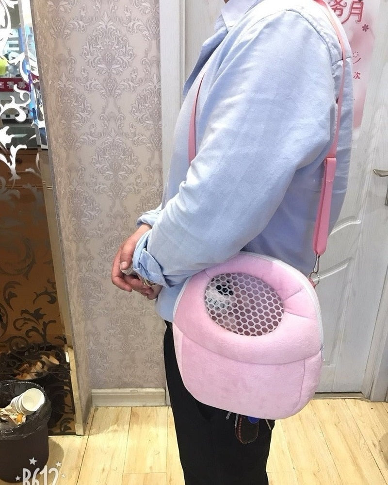 NEW Small Pet Carrier Rabbit Cage Hamster Chinchilla Travel Warm Bags Guinea Pig Carry Pouch Bag Breathable Pet Cage Rat Leash - Premium Rabbit + Hamster - Just $29.70! Shop now at Animal Bargain
