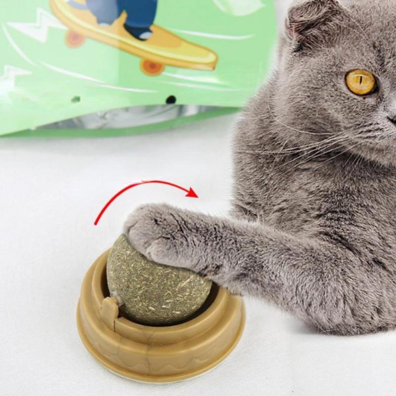 Natural Catnip Cat Catnip Toys Ball Cat Toys Candy Licking Snacks Catnip Snack Nutrition Energy Ball Treats Kitten Toy Pet Stuff - Premium all pets - Just $35.10! Shop now at Animal Bargain