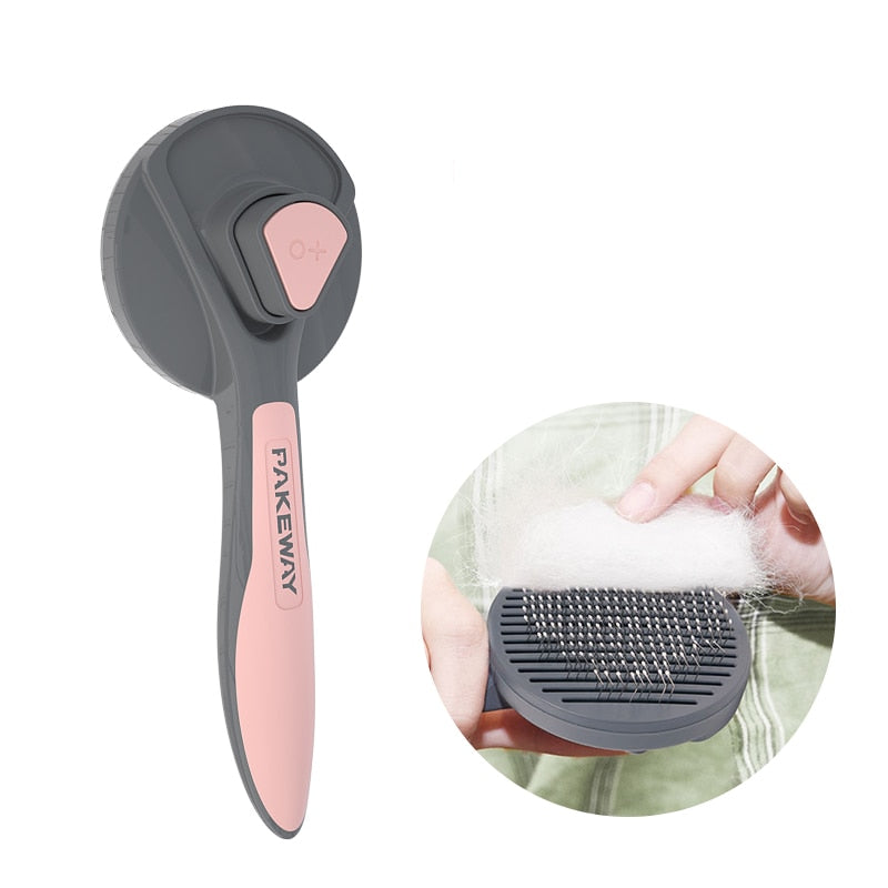 New Pet Cat Brush Massage Tool Dog Brush For Long Hair Grooming Cat Products For Pet Comb Anti Pulgas Dogs Kitten Accessories - Premium All Pets - Just $14.85! Shop now at Animal Bargain
