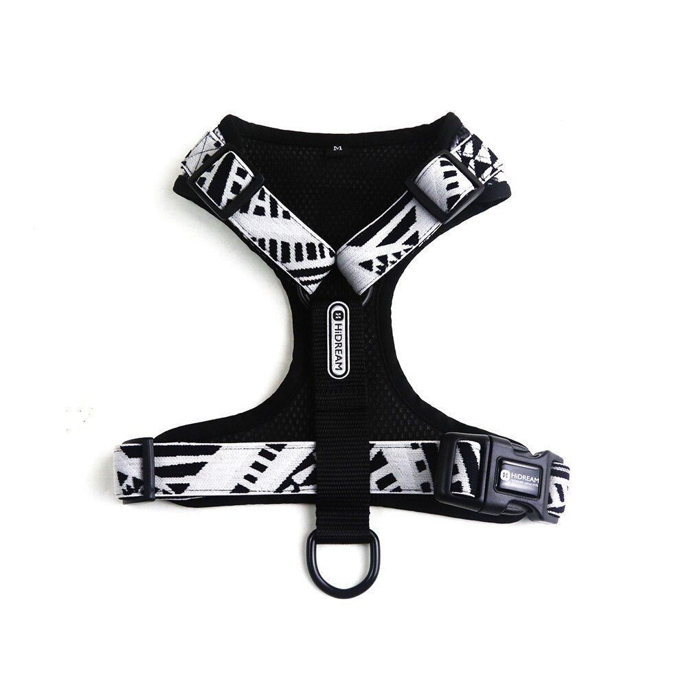 Nylon Dog Cat Harness Printed French Bulldog Harness Puppy Small Dogs Harnesses Vest for Chihuahua Yorkshire Walking Training - Premium Collars + Leashes - Just $28.35! Shop now at Animal Bargain