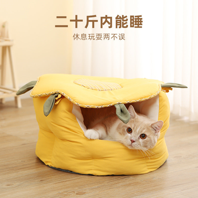 Tianyuan Pet Xiangyang Series Pet Nest Mat Contrast Color Plaid Cat Nest Square Nest Small And Medium Dog Kennel Wholesale - Premium  - Just $36.45! Shop now at Animal Bargain
