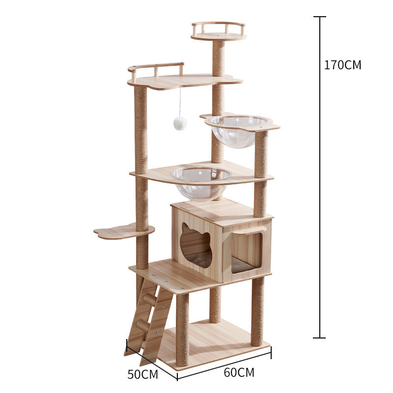 Daifa Foreign Trade Pet Supplies Cat Climbing Rack Cat Nest Cat Scratching Board Cat Tree Cat Supplies Pet Cat Toy Space Capsule - Premium  - Just $165! Shop now at Animal Bargain