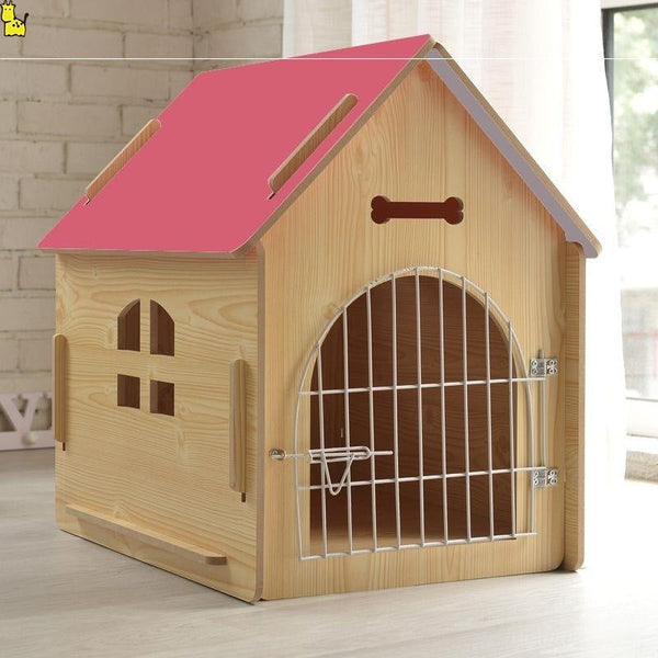 Wooden Pet Indoor Cat And Dog Room Mat Small And Medium Kennel Outdoor Cat Delivery Room Four Seasons General - Premium  - Just $145! Shop now at Animal Bargain