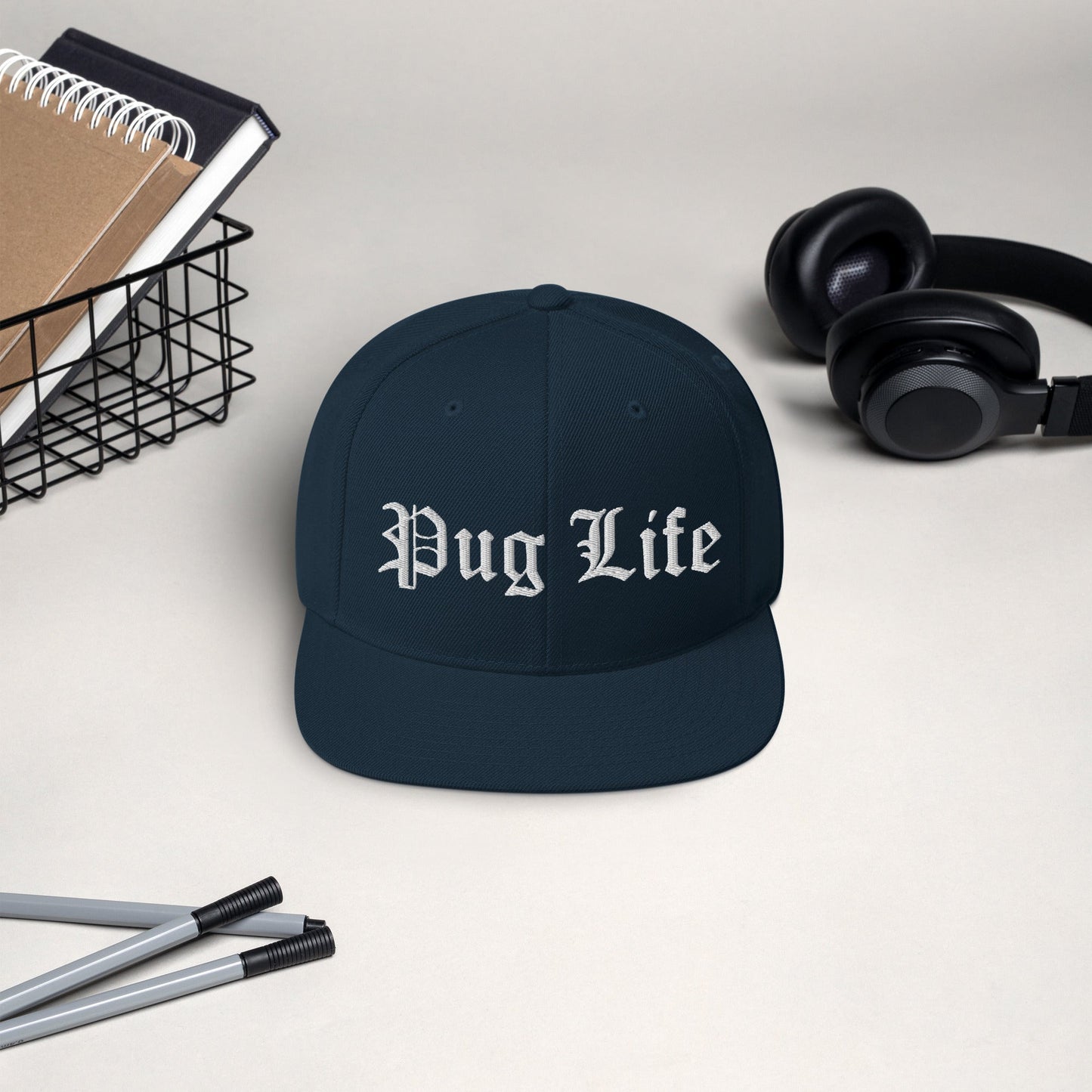OG Pug Life Embroidered Snapback Hat - Premium  - Just $49.18! Shop now at Animal Bargain