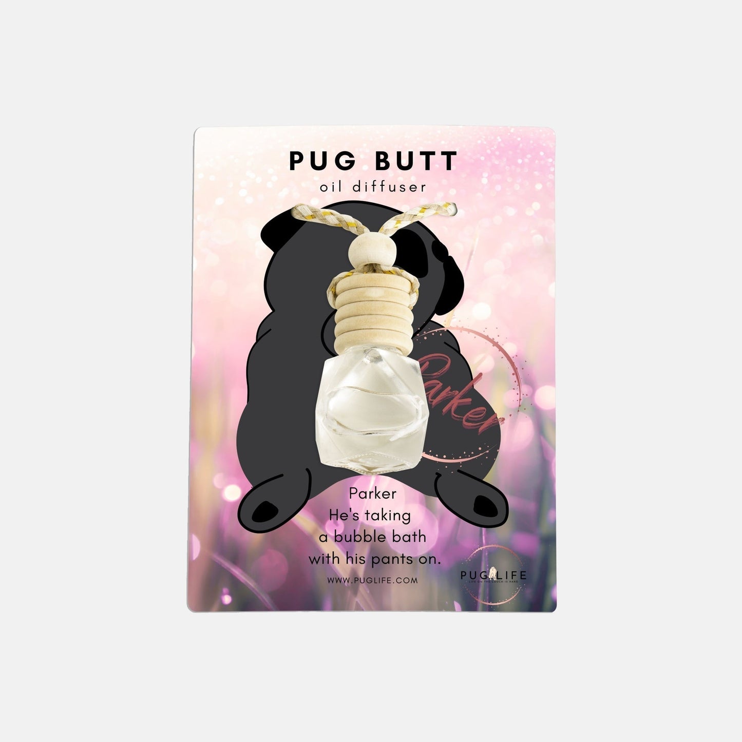 Parker Pug Butt Hanging Diffuser - Premium All Pets - Just $27.41! Shop now at Animal Bargain