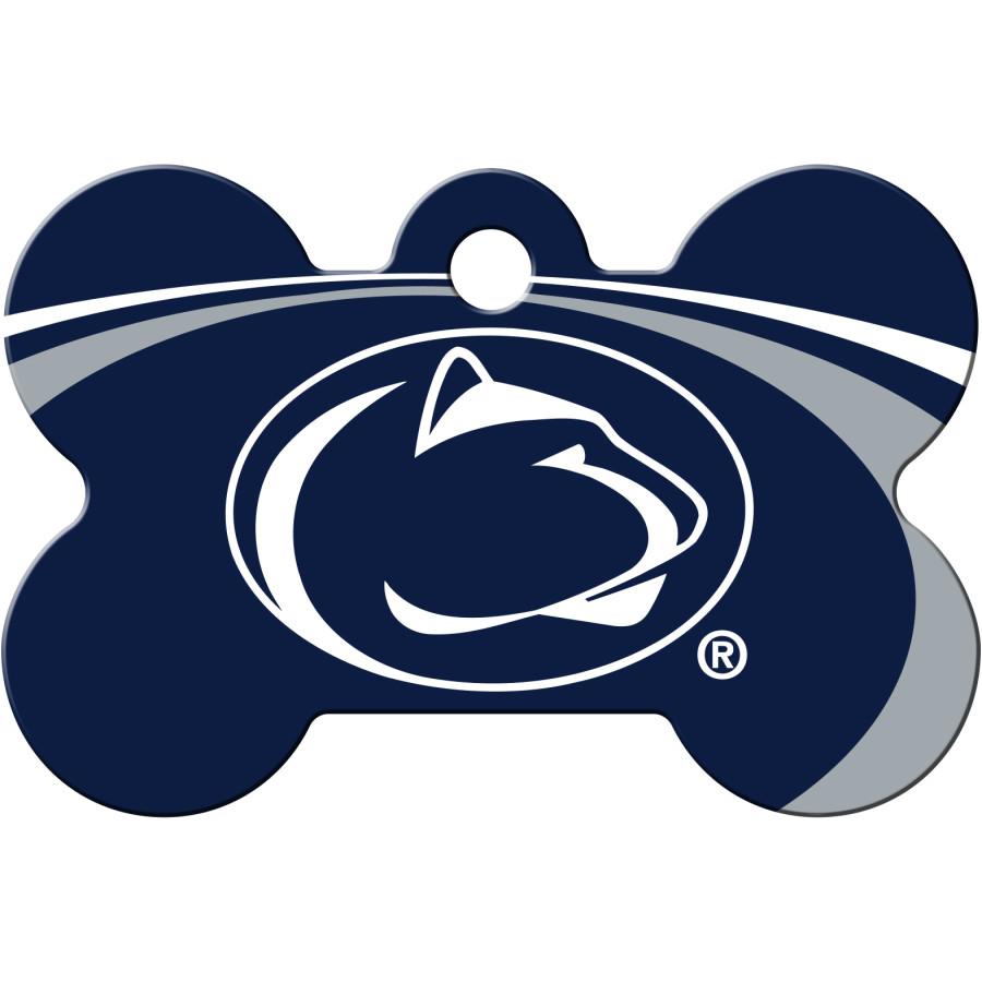 Penn State Nittany Lions NCAA Pet ID Tag - Large Bone - Premium all pets - Just $27.65! Shop now at Animal Bargain
