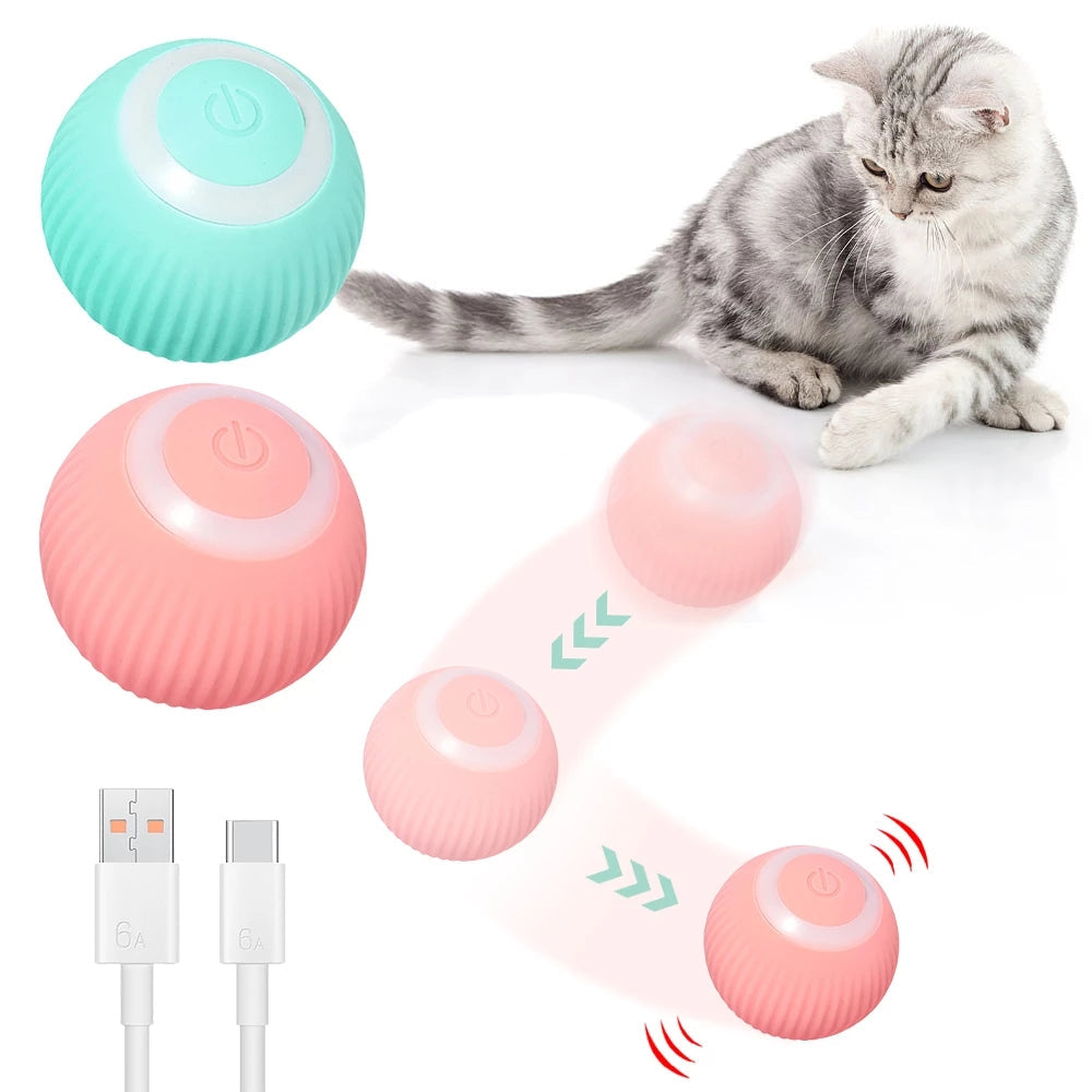 Pet Automatic Rotating Ball - Premium Pet Toys - Just $43.42! Shop now at Animal Bargain