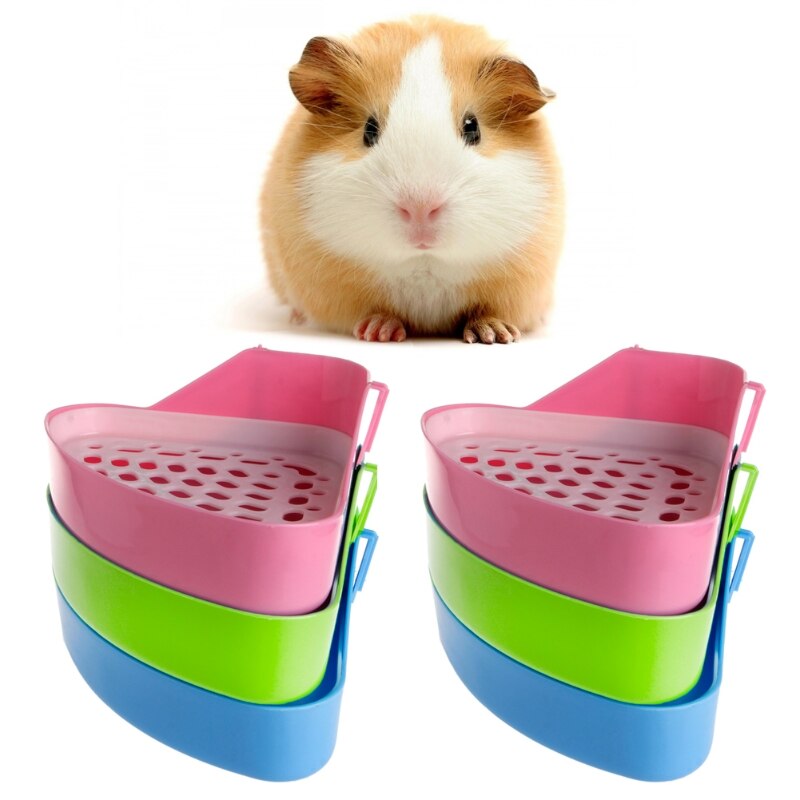 Pet Cat Rabbit Small Animal Pee Toilet Potty Bowl Corner Clean Litter Trays Hot - Premium 0 - Just $29.70! Shop now at Animal Bargain