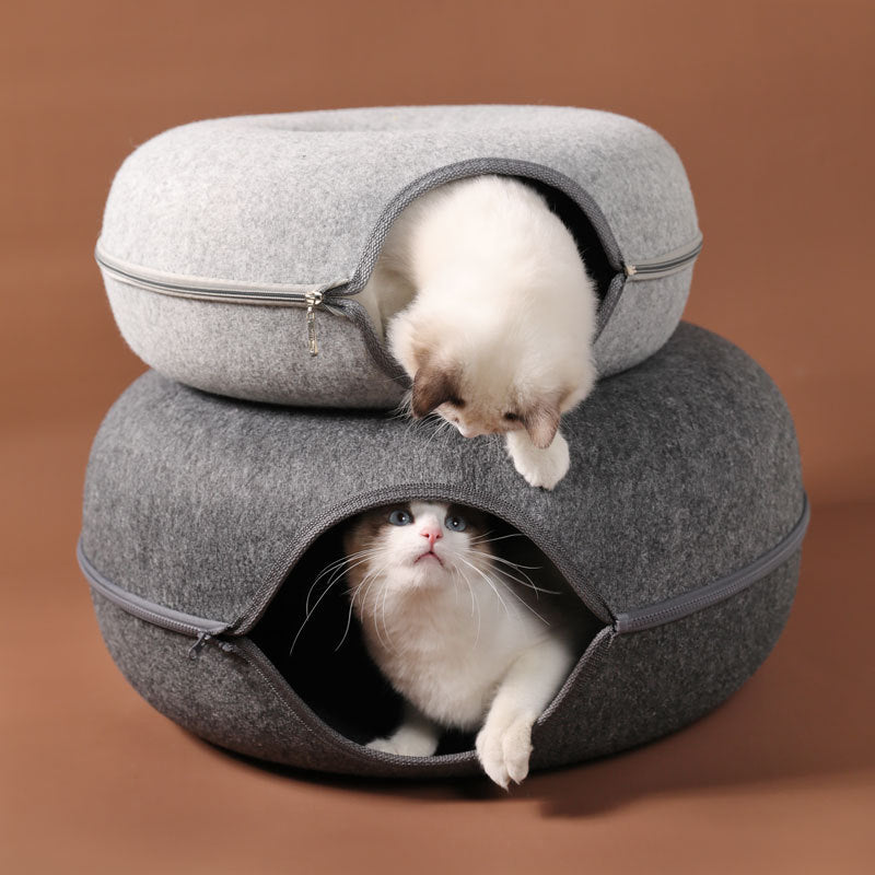 Pet Cats Tunnel Interactive Play Toy Cat bed Dual Use Indoor Toys Kitten Exercising Products Cat Training Toy - Premium Pet Toys - Just $28.35! Shop now at Animal Bargain
