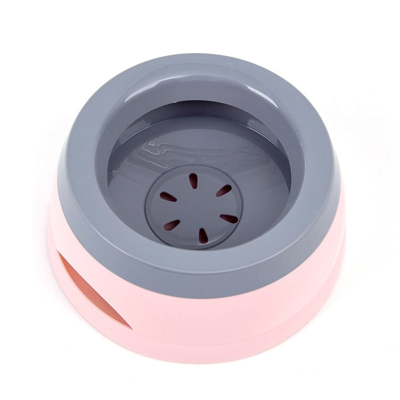 Pet Dog Bowls Floating Not Wetting Mouth Cat Bowl No Spill Drinking Water Feeder Plastic Portable Dog Bowl Support Accessories - Premium all pets - Just $16.20! Shop now at Animal Bargain