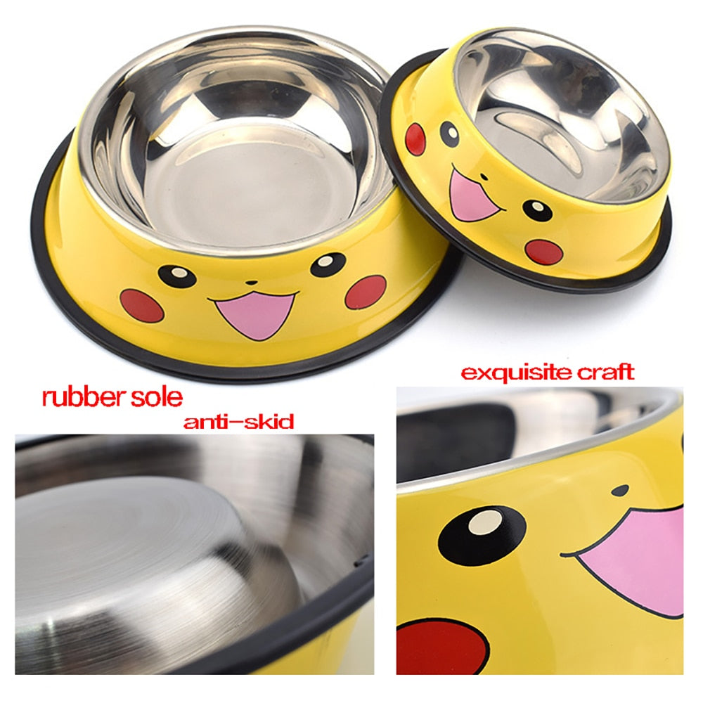 Pet Dog Cat Food Bowl Cartoon Stainless Steel Pet Pot Bowl Pet Feeder Tableware Gamelle Chien Water Bottle Food Bowl For Pets - Premium All Pets - Just $35.10! Shop now at Animal Bargain