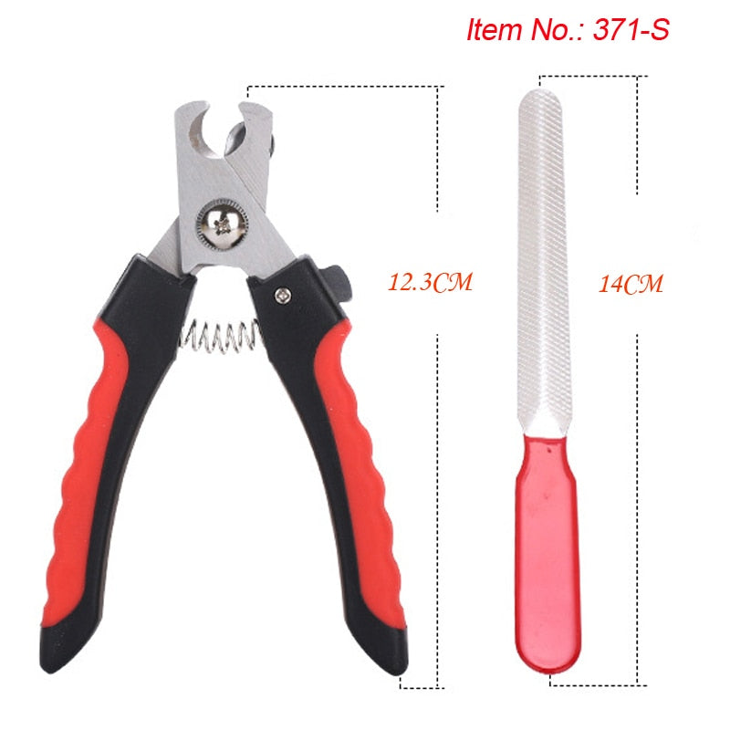 Professional Pet Cat Dog Nail Clipper Cutter With Sickle Stainless Steel Grooming Scissors Clippers for Pet Claws Dog Supplies - Premium all pets - Just $25.65! Shop now at Animal Bargain