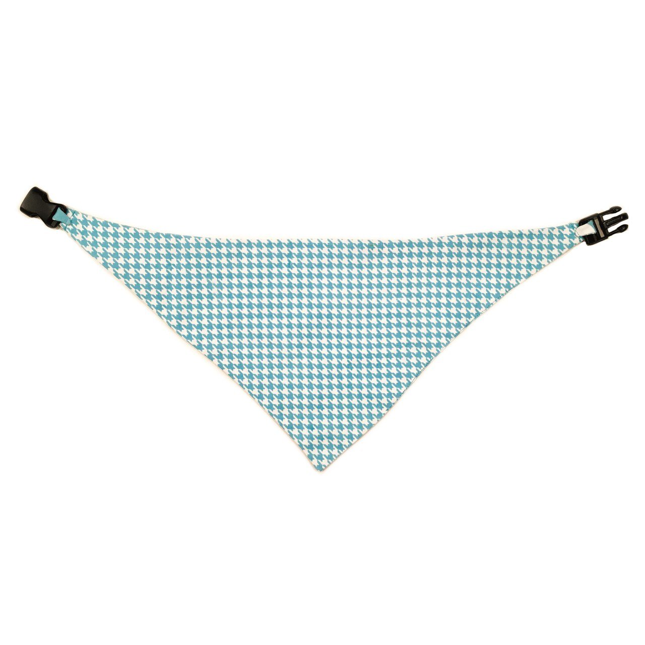 Baby Blue Houndstooth Reversible Dog Bandana - Premium Apparel + outfits - Just $29.36! Shop now at Animal Bargain