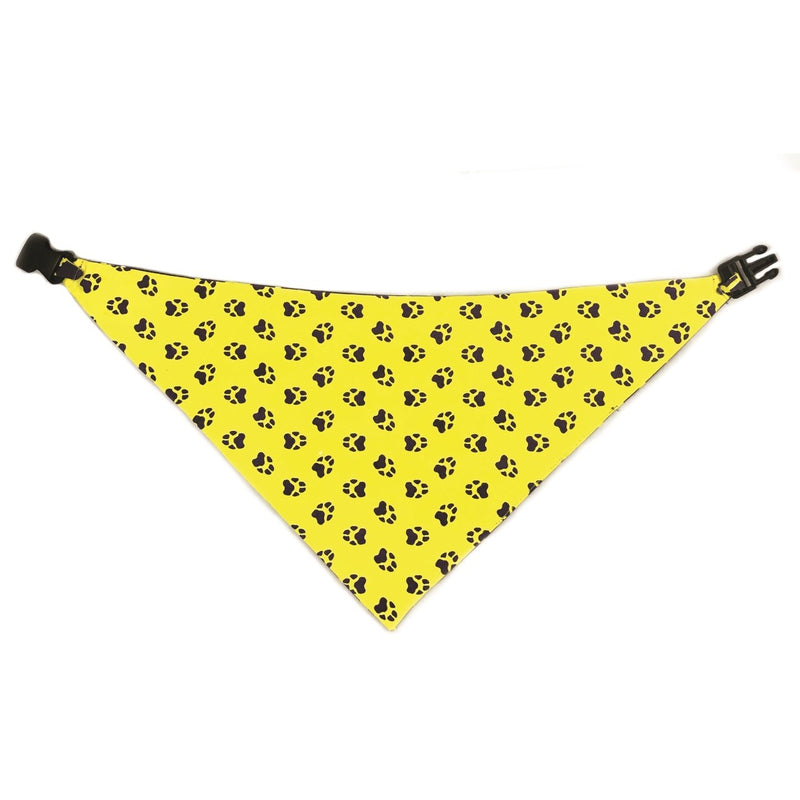 Yellow & Purple Reversible Dog Bandana - Premium Apparel + outfits - Just $29.36! Shop now at Animal Bargain