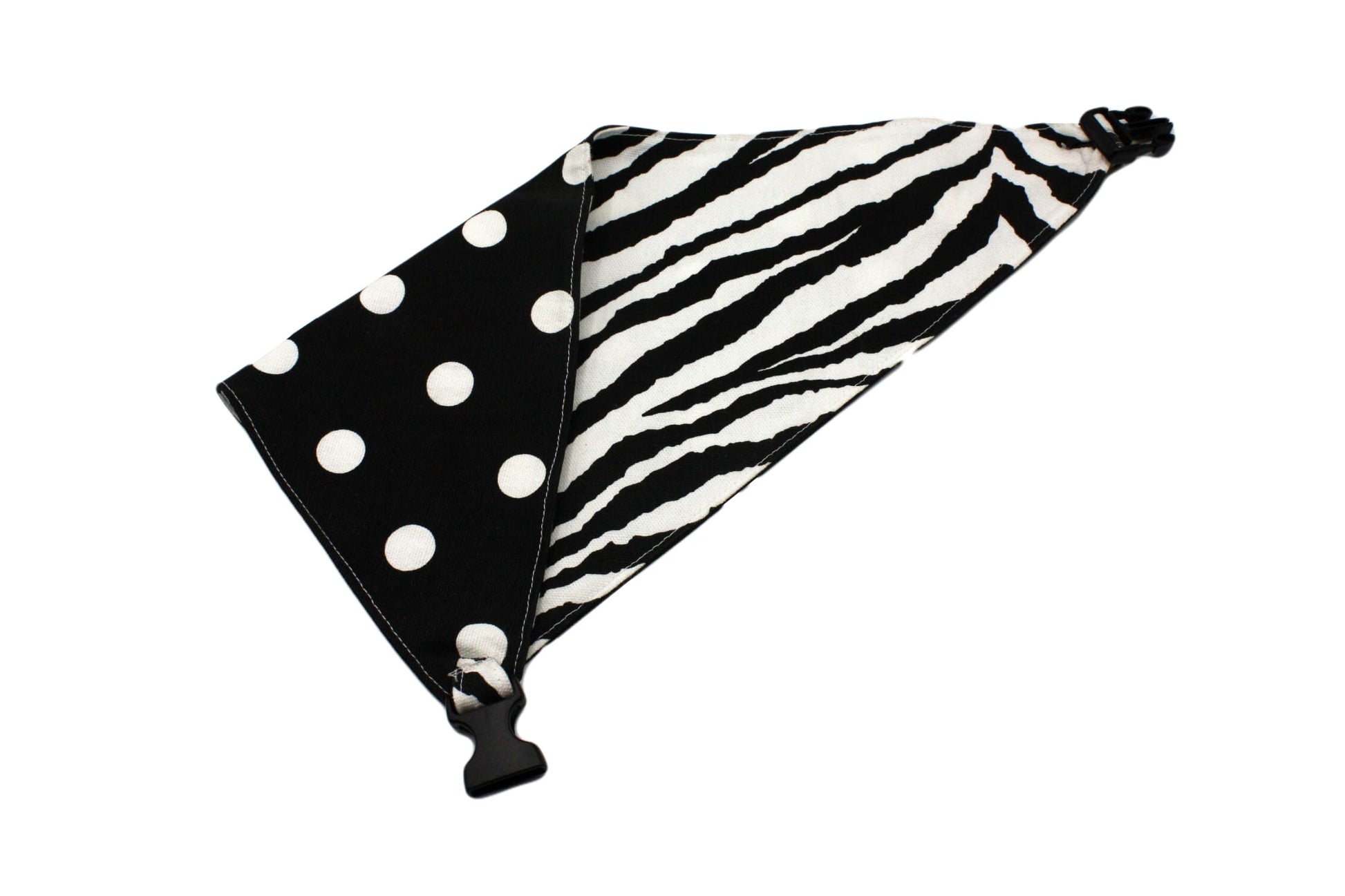 Zebra Print Reversible Dog Bandana - Premium Apparel + outfits - Just $25.83! Shop now at Animal Bargain